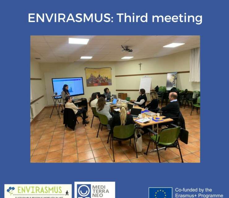 Last week all partners of the #ENVIRASMUS project met in Rome for the third TPM. 🌍🌿🌱

On Wednesday and Thursday, CIOF…