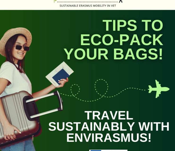 Il modo in cui prepari il tuo bagaglio può parlare molto del tuo impegno ambientale 💚🌍

Segui i consigli di Envirasmus…